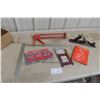 Image 1 : Diamond Blade Set, Caulking Gun, Stanley Plane and Square