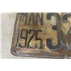 Image 2 : 1925 Manitoba Licence Plate