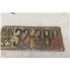 Image 4 : 1925 Manitoba Licence Plate