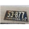 Image 3 : 4 1930s Manitoba Licence Plates