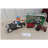 Image 1 : 1984 Old Style Car and Die Cast Tractor/Wagon