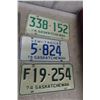 Image 2 : 9 Licence Plates - Lions Club, 70's Sask