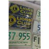 Image 3 : 9 Licence Plates - Lions Club, 70's Sask