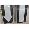 Image 2 : 2 Street Signs with Arrow (Man Cave) Heavy Gauge Aluminum 12'' x 36'' 