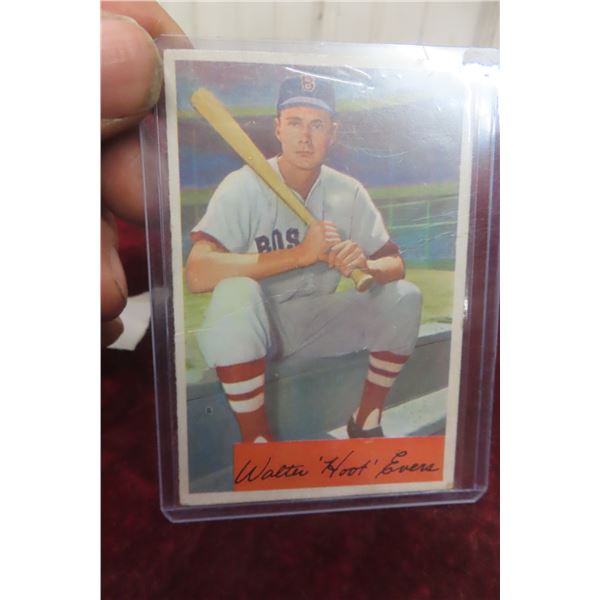 1950 Walter ''Hoot'' Evers Boston Red-Sox Card 