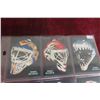 Image 2 : Pinnacle & In The Game Goalie Mask Cards 