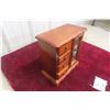 Image 4 : Wooden Jewelry Box with Assorted Rings & Necklaces