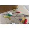 Image 2 : Assorted Hand Tools: Files, Screwdrivers, Stapler 