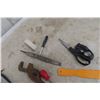 Image 5 : Assorted Hand Tools: Files, Screwdrivers, Stapler 