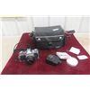 Image 1 : Canon AE1 Camera + Flash with Image Camera Bag 