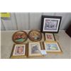 Image 1 : 7 Assorted Size Framed Floral Pictures 