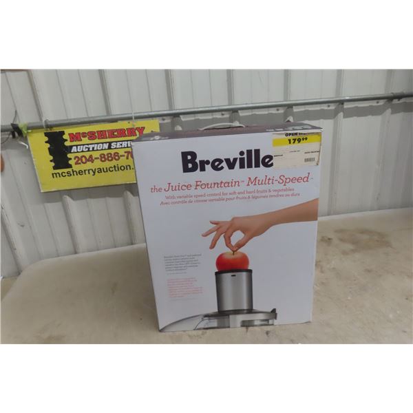 Breville Multi Speed Juice Fountain New in Box 
