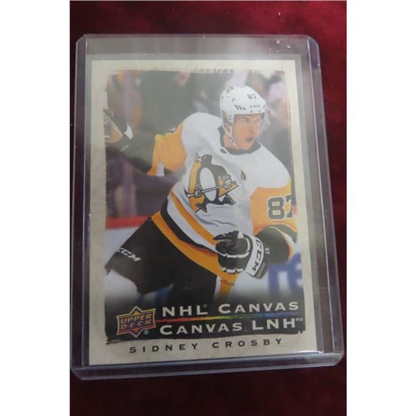 Upper Deck Tim Hortons Rare Sidney Crosby Canvas Card 