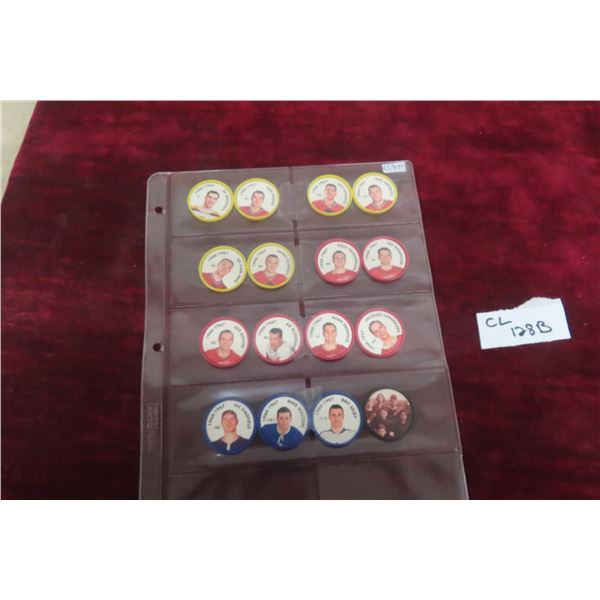 1966-67 NHL Hockey Coins 16 Diff. Mint Condition 