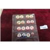 Image 1 : 1966-67 NHL Hockey Coins 16 Diff. Mint Condition 