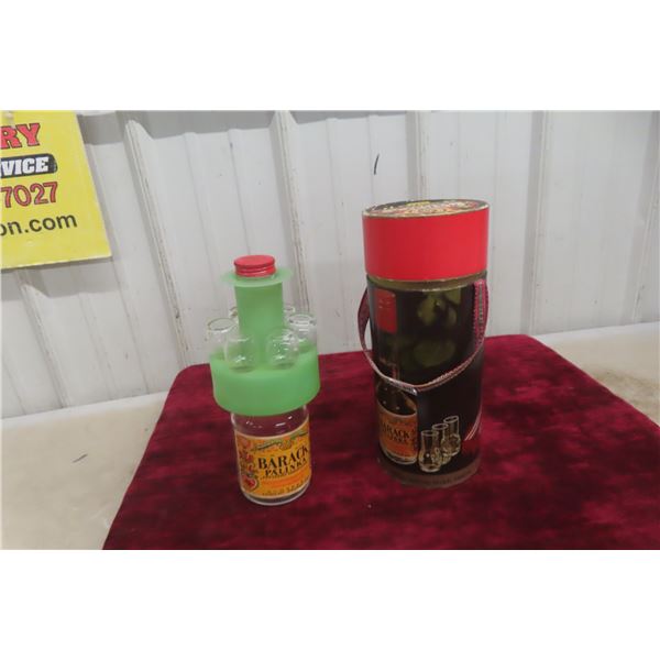 Barack Palinka Hungarian Liquor Decanter Set 