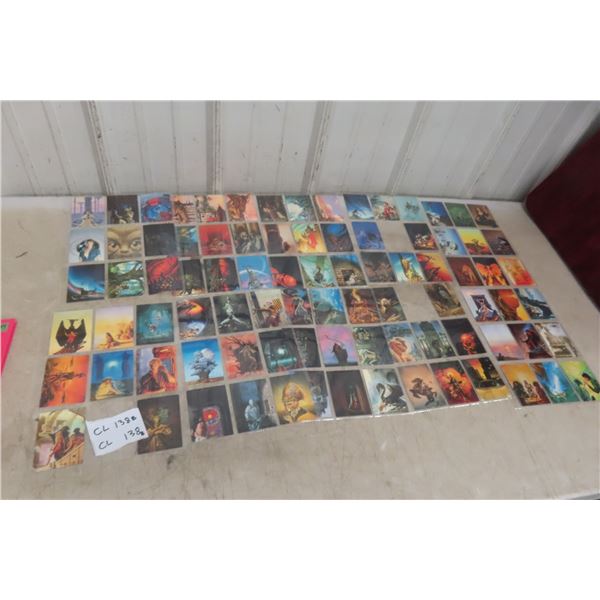 Adventures in Fantasy By Michael Whelan Complete Set Comic Images 