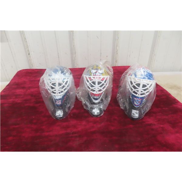 3 Vintage Collectible McDonalds Goalie Masks
