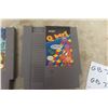 Image 3 : 4 Nes Nintendo Games : Godzilla, Qbert, Dig Dug II, Double Dragon 