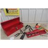 Image 1 : Metal Tool Box with Nut&Screw Drivers, Tape Measures, Circuit Tester, Cutters 