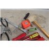 Image 4 : Metal Tool Box with Nut&Screw Drivers, Tape Measures, Circuit Tester, Cutters 