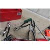Image 5 : Metal Tool Box with Nut&Screw Drivers, Tape Measures, Circuit Tester, Cutters 