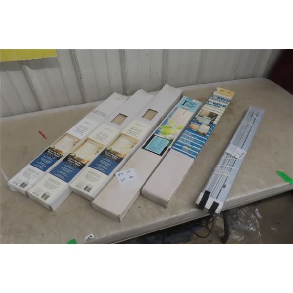 6 New Sets of Blinds 1'' , Size in Pictures 