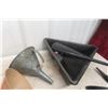 Image 6 : Funnels, Squirt Oil Cans, Oil Catch Pan