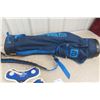 Image 2 : Wilson Golf Bag New Old Stock, Spalding Ankle Hockey Guards, 40ft Lawn