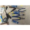 Image 6 : Tool Box with Hammer, Saw, Nut and Screw Drivers, Cutters & More