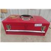 Image 6 : Metal Tool Box with Bottom Drawer, Wrenches, Sockets, Ratchets 3/8'' +