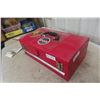 Image 7 : Metal Tool Box with Bottom Drawer, Wrenches, Sockets, Ratchets 3/8'' +