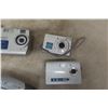 Image 4 : Hard Case with Sony Handy Cam, Various Cameras, Memory Cards, Tripods, 