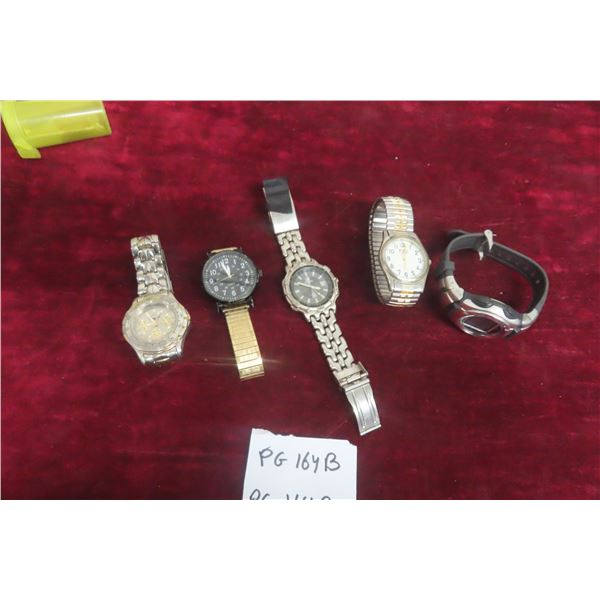 5 Mens Watches : Quartz, Rockland, NexxTech 