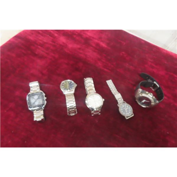 5 Mens Watches: Bentley, Quartz, Aucel, NexxTech 