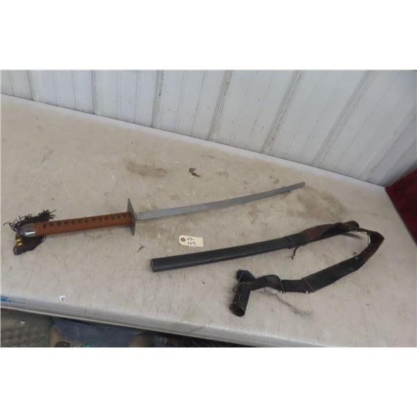 Replica Samurai Sword 39'' Long 