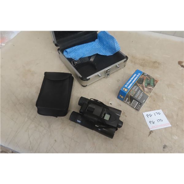 2 Sets of Binoculars,  NexxTech & Camo 10x25 with Hard Case 