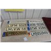 Image 1 : 8 German License Plates 