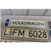 Image 4 : 8 German License Plates 