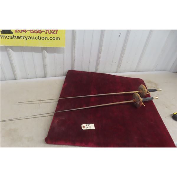 Set of 2 Decorative Swords 40'' Long 
