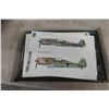 Image 11 : 4 Military Models 1:32 + 1:35 Scale : Planes, Tanks