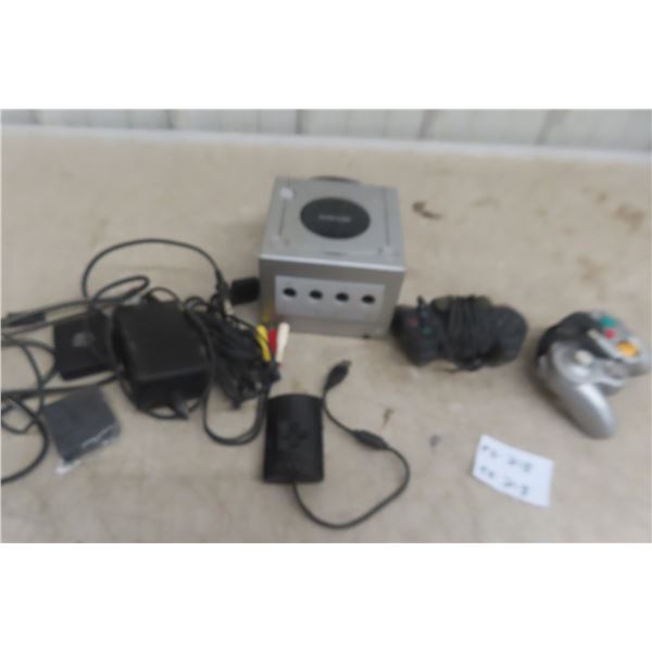 Nintendo Game Cube with Controls and Power Source 