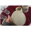 Image 6 : 7 German Stein Mugs : Stoneware and Glass 