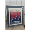 Image 1 : Framed Nordeutscher-Lloyd Bremen Express Poster 29'' x 35 1/2'' 
