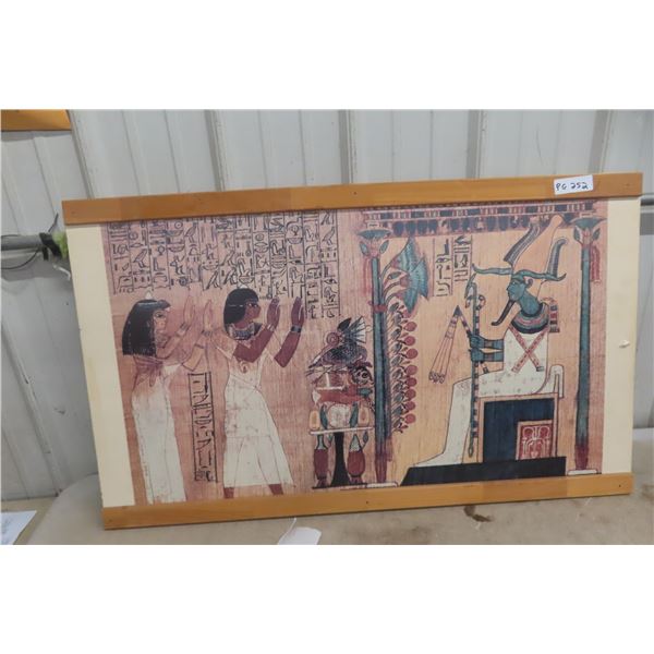 Egyptian Style Picture 39'' x 23'' 