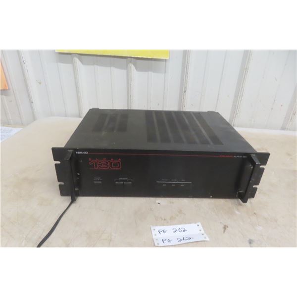 Nikko Alpha 130 Power Amp 