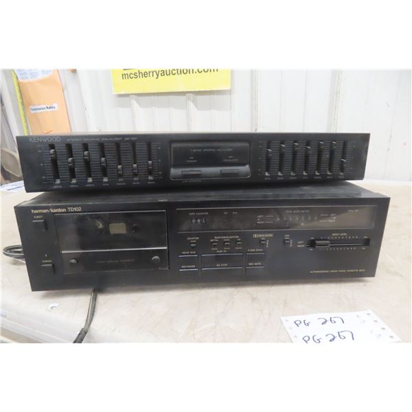 Kenwood Stereographic Equalizer GE-291 , Harmon/Kardon TD102 Cassette
