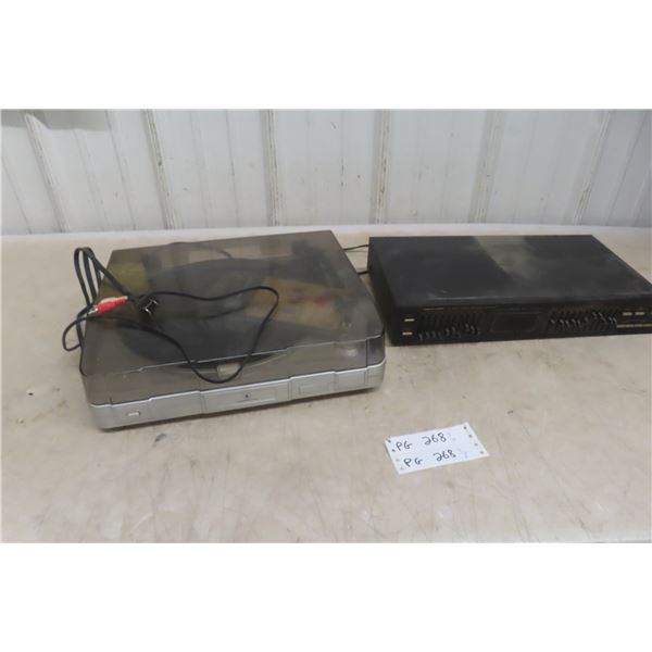 Innovative Technology Turn Table , Realistic Stereo Equalizer 