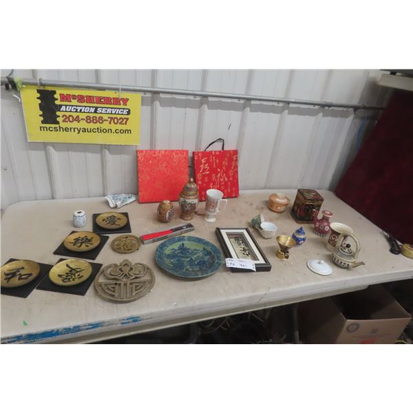 Oriental Displays, Ornaments, Servingware