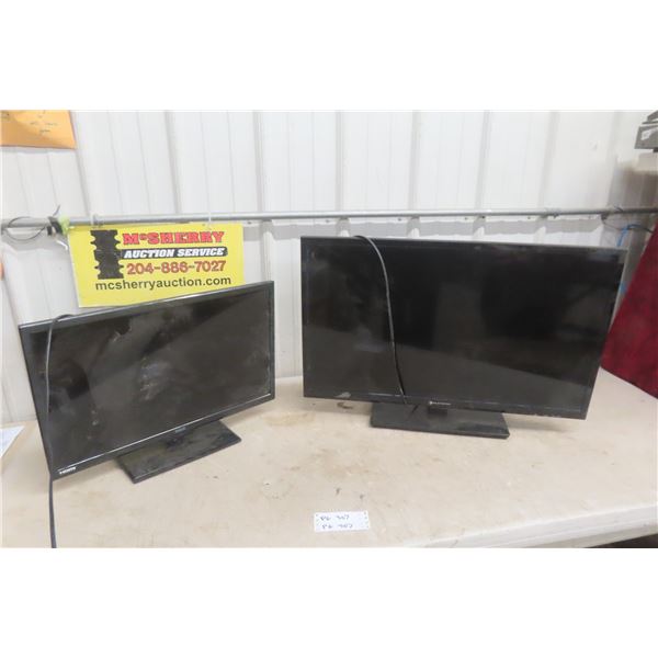 2 TVs RCA 24'' & Element 32'' - Untested, No Remotes